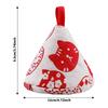 1Pair Triangle Pot Handle Cap Non-slip Heat Insulation Glove High Temperature Resistance Cotton Gloves Portable Kitchen Gadget