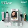 Streax Crème Permanent Hair Colour Dark Brown 45gm (Pack of 5) Long Lasting Grey Coverage Ammonia Free