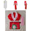 Anime One Piece Empress Hancock Cosplay Clothing Red Cheongsam Kimono Element Costume