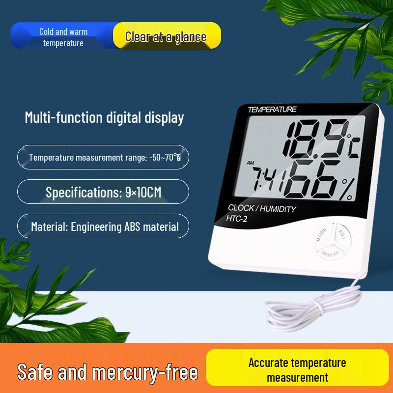 

Аквариумный цифровой термометр: Погружной высокоточный датчик для измерения температуры воды в резервуаре