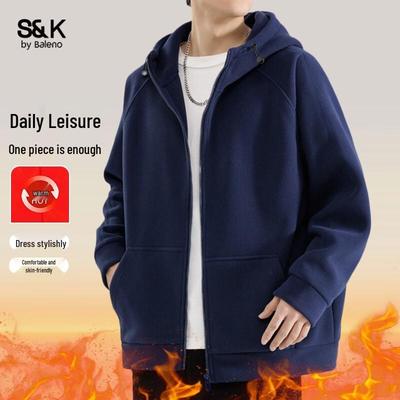 Baleno Men's S&K Heavyweight Fleece Hooded Jacket