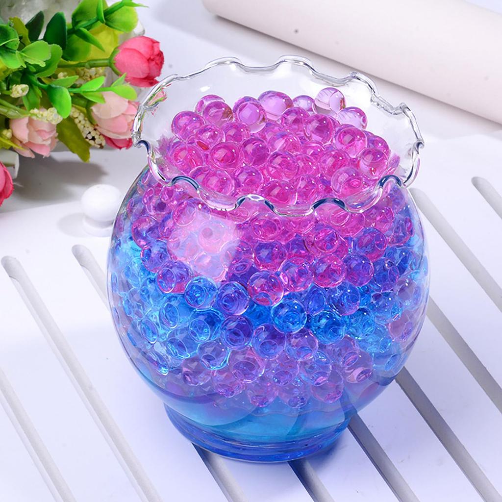 pcs water gel beads non water beads water gel rainbow mix growing balls water beads pack for home decoration 40,000 toxic, kit, vase, filler, plants,