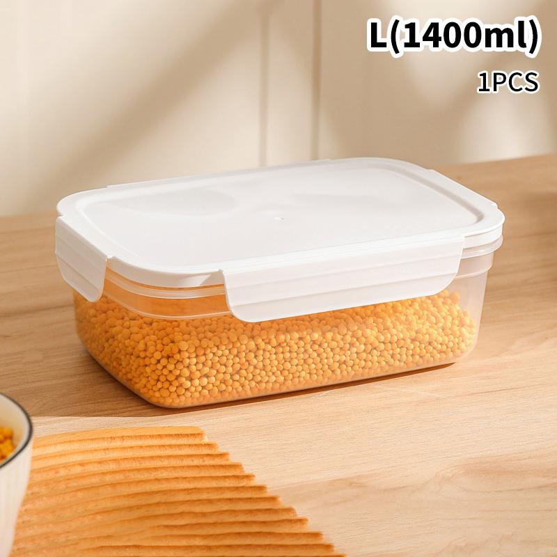 850/1400Ml Transparent Fridge Organizer Food Storage Containers Fresh Vegetable Fruit Refrigerator Storage Box Kitchen Organizer