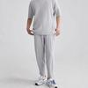 Men's Loose Fit Miyake-Style Pleated Polo Shirt - Solid Color, Long Sleeve, Classic Japanese Design