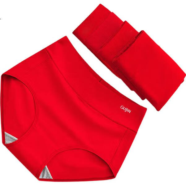GUJIN [Women's Day Gift for Mom] High-Waisted Tummy Control Panties for Women, Year of The Horse Zodiac, Plus Size, Pure Cotton Crotch, Mom Underwear