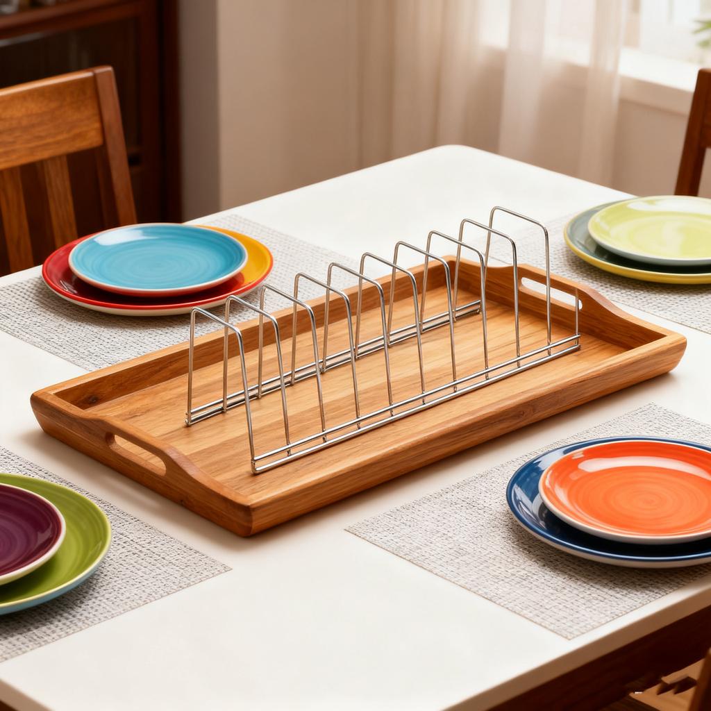 Stainless Steel Thick-walled Draining Bowl And Plate Rack, Kitchen Dish Storage Rack, Household Tableware Storage Stand