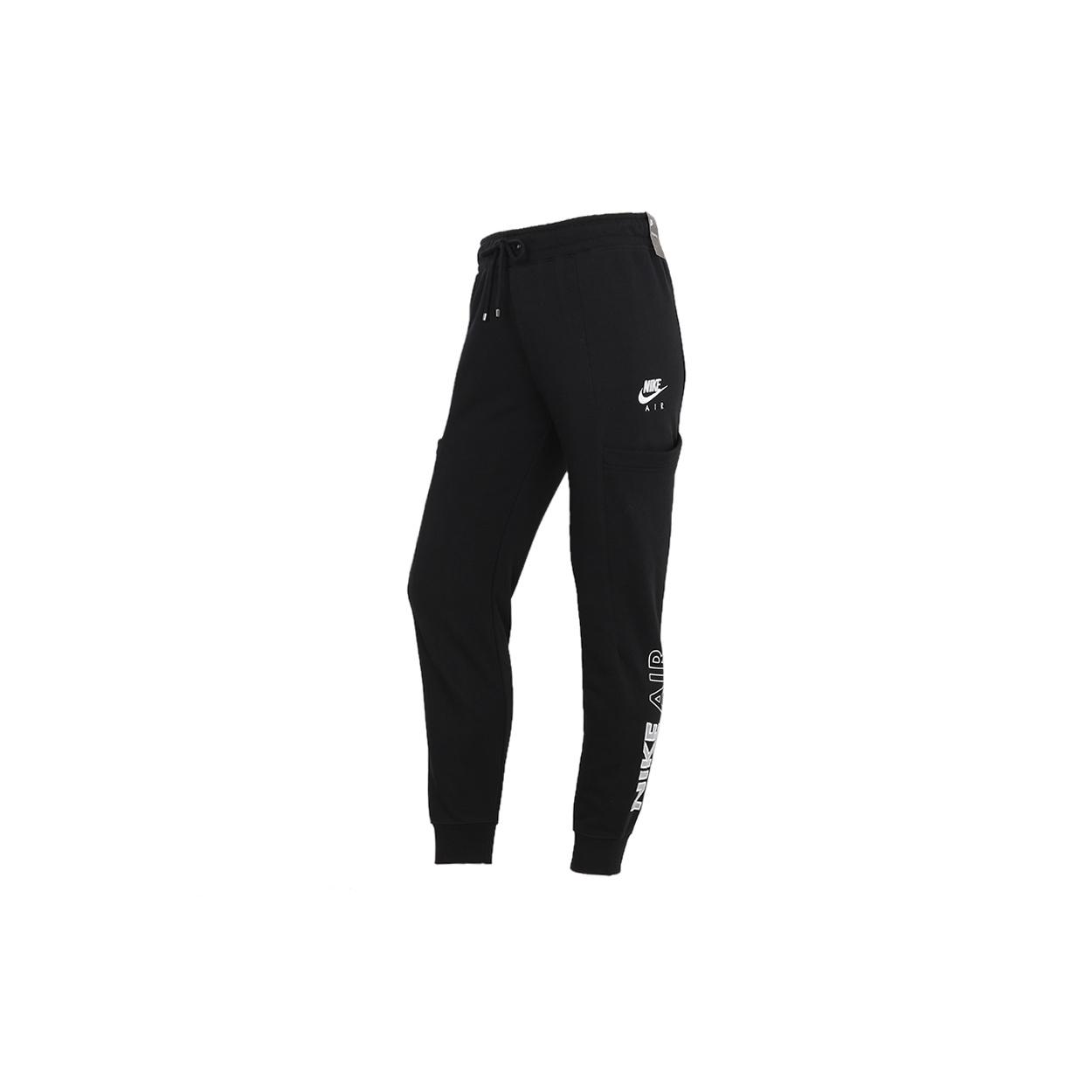 (WMNS) Nike Air Logo Printing Big Pocket Bundle Feet Sports Pants/Trousers/Joggers Black Women s CZ8627-010 L
