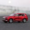 1/32 BMW X7 Off Road SUV Alloy Metal Diecast Model Car Home Trendy Toy Decorations Micro Vehicles Pull Back with Light Birthday