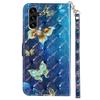 For Samsung Galaxy S24 FE Case 3D Pattern Leather Wallet Flip Phone Cover with Strap