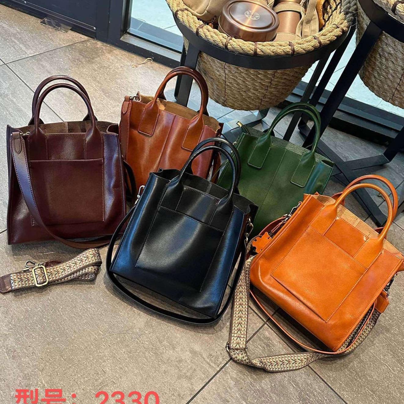 Сумка-тоут женская сумка из натуральной кожи большой емкости сумки из коровьей кожи — фото 5