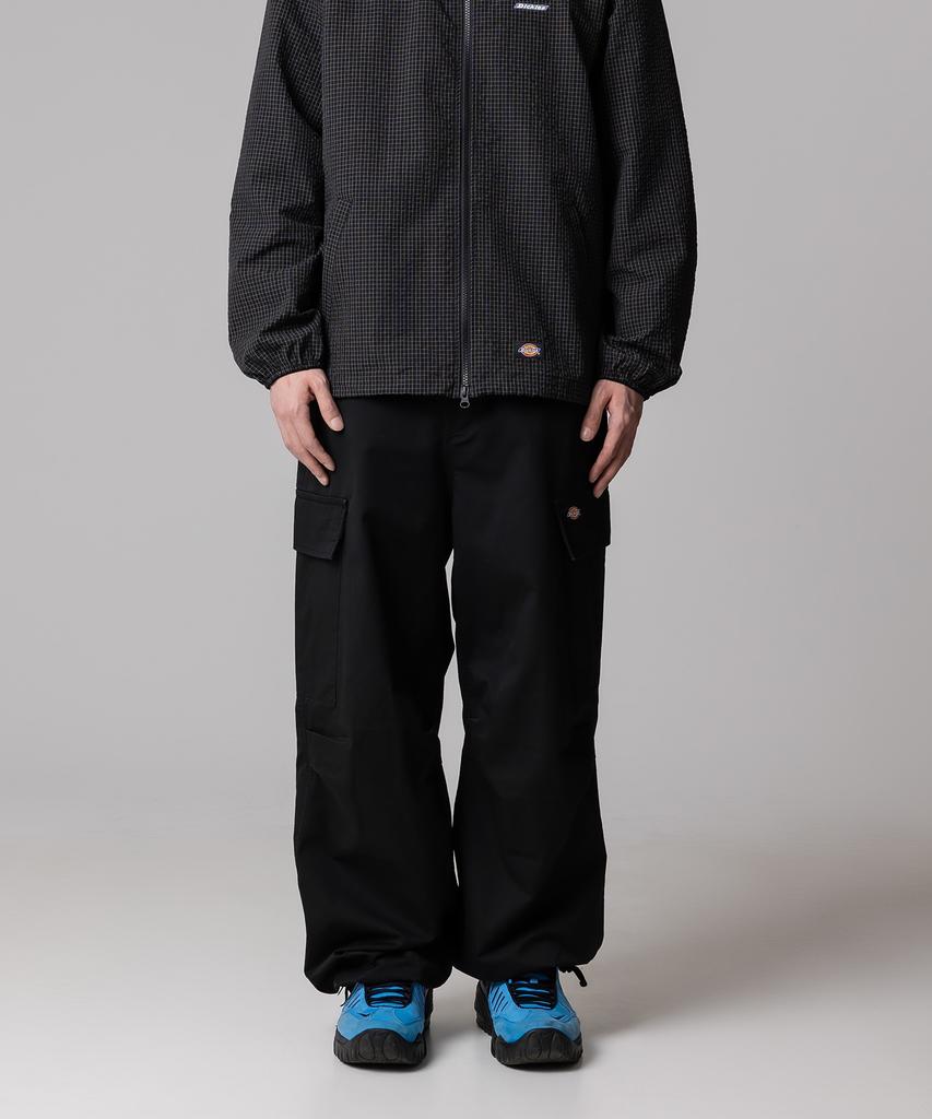 DICKIES Washed Loose Fit Twill Cargo Pants Black