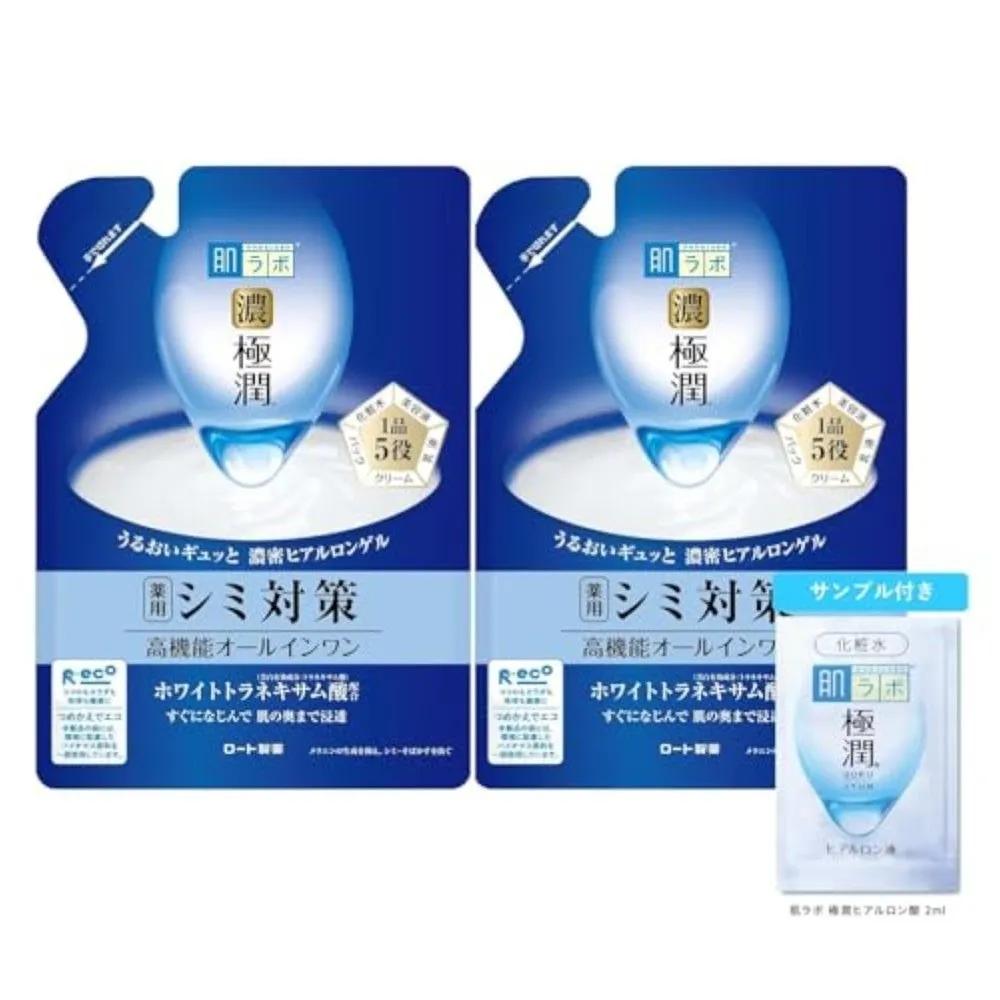 Hada Labo Gokujun Whitening Perfect Gel Refill 80g 4-Pack Set