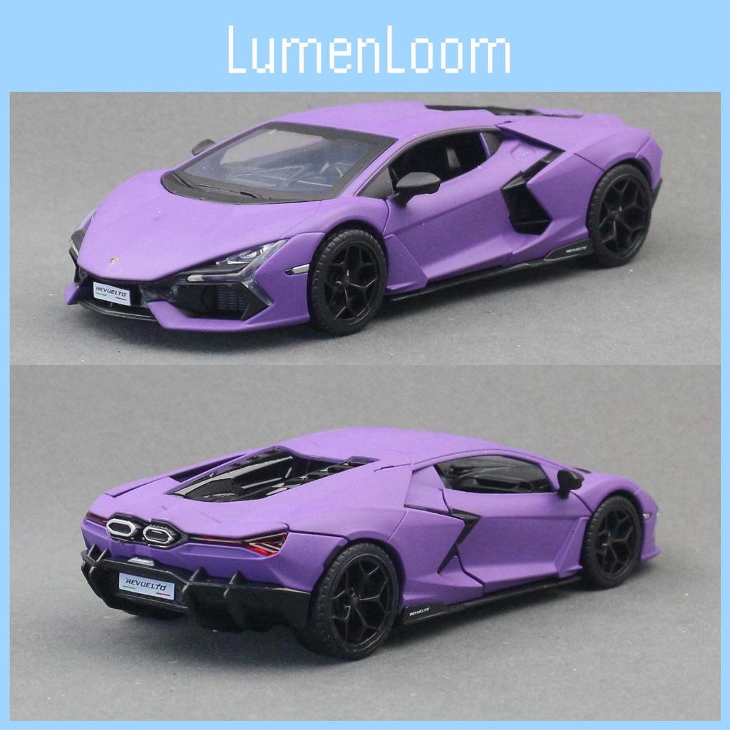 Alloy Model Car Revuelto Toy With Hinged Doors And Features Light