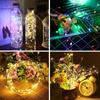 Led String Light Copper Wire Fairy Lights Wine Bottle Lights  For Party Wedding Decoration Garland Home Bedroom Christmas Light