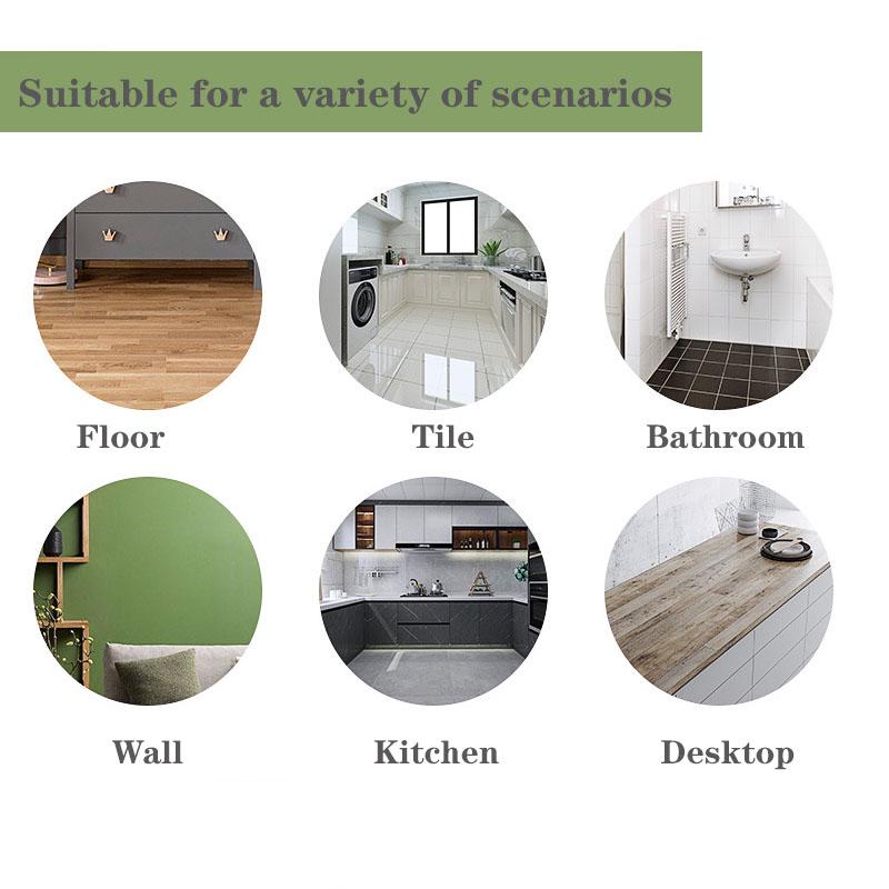 Fashion DIY 3D Geometry PVC Wallpaper Waterproof Self Adhesive Furniture Contact Paper Floor Tiles Stickers