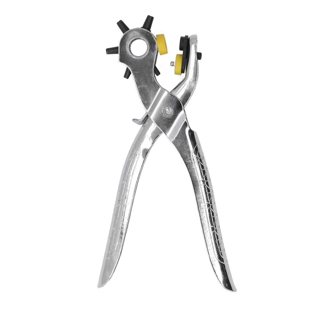 Perforatore per fori per cintura da 8 pollici Acciaio Inossidabile Robusto Durevole Design Ergonomico Risparmio di Sforzo Trattamento Termico Perforatore per fori in Pelle