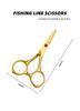 4.5-Inch Stainless Steel Fishing Scissors - Multiple Colors, Hot Sale