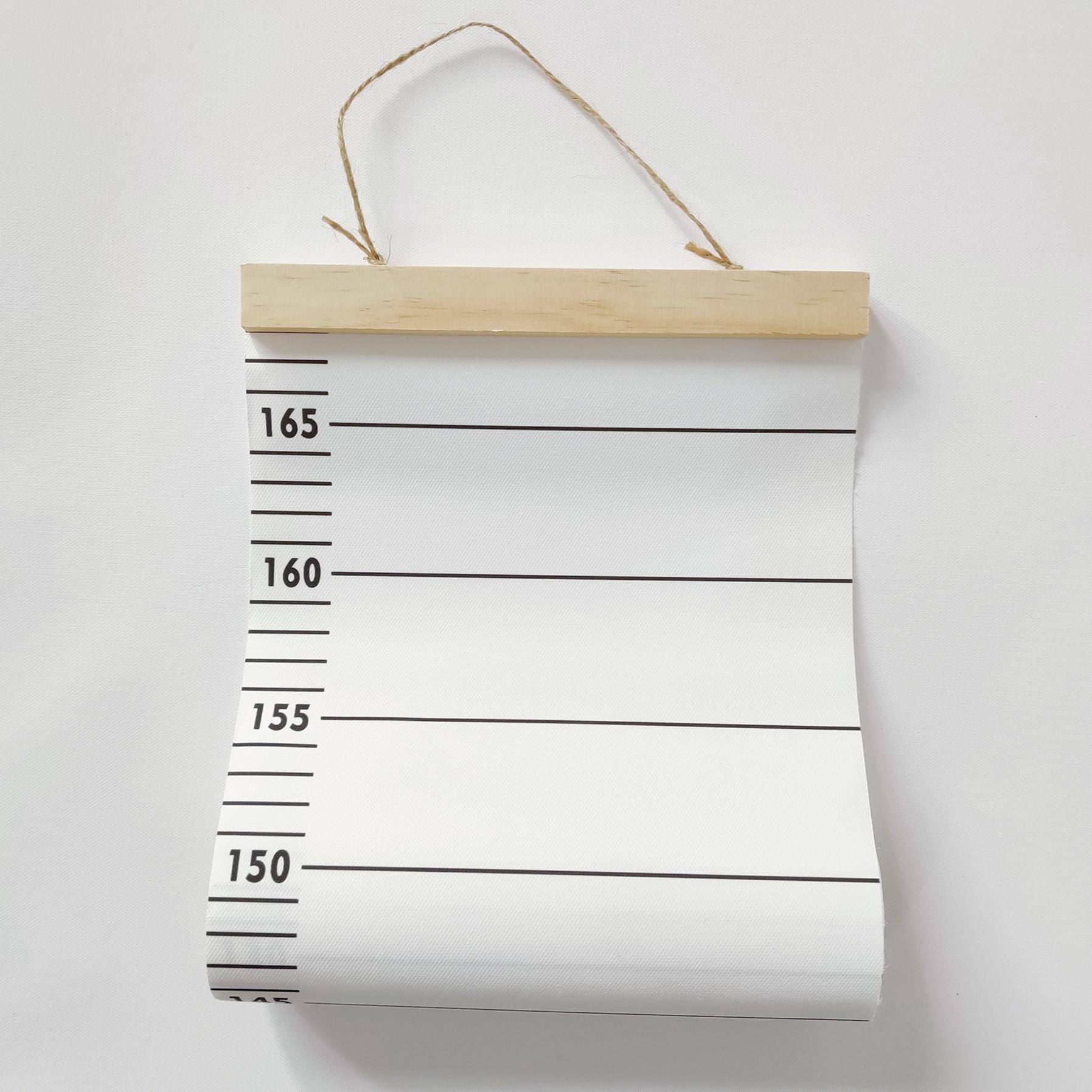 

Nordic Children Height Ruler Canvas Hanging Growth Chart for Boy Kids Room Wall Decor Decorative Growth Charts Height Ruler