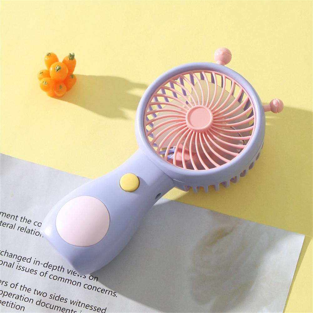 Cute Snail Charging Fan Handheld Mini Portable USB Charging Handheld Mini Fan Household Outdoor Pocket Compact Fan 1PC