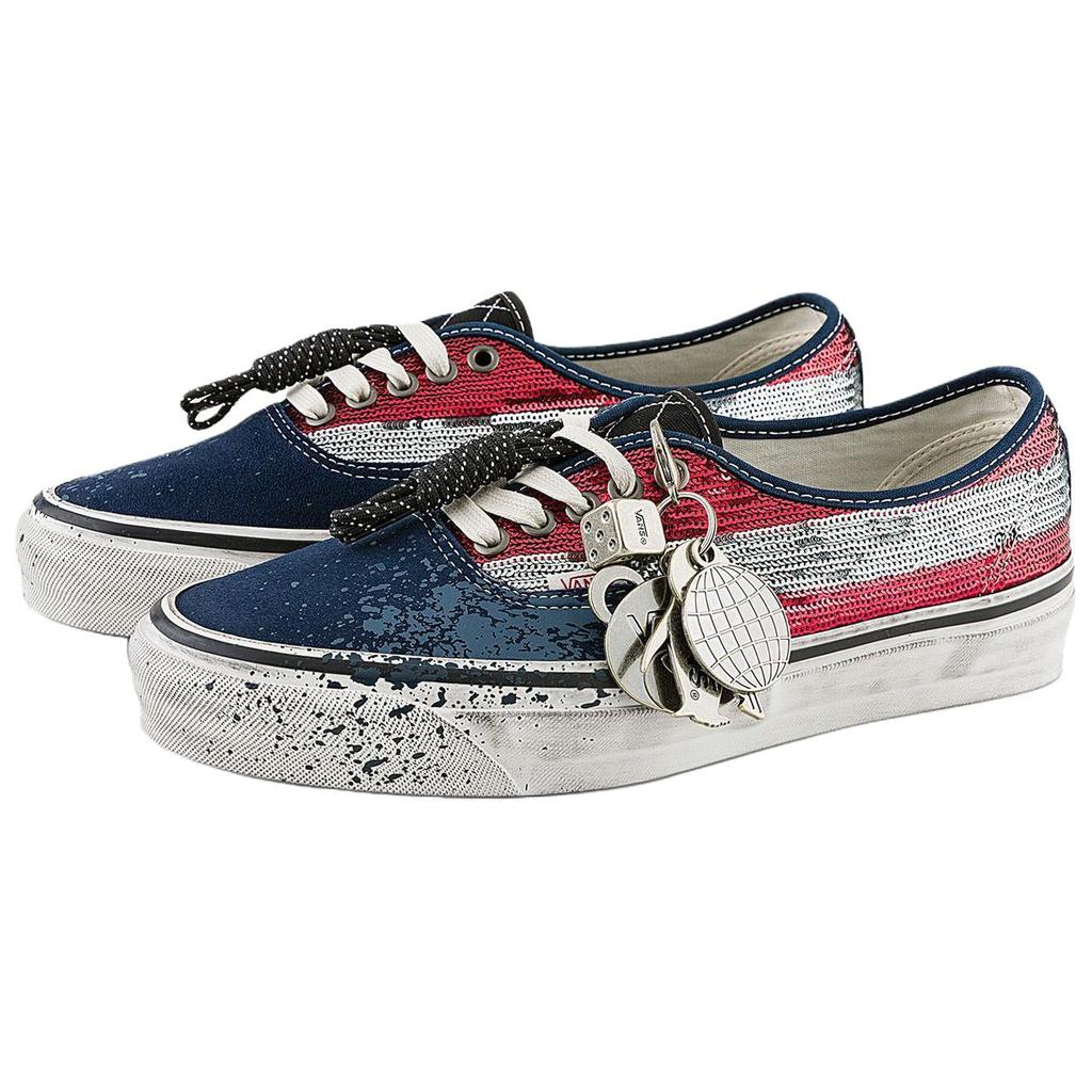 Vans Authentische Premium La Habana - Rote Marine Unisex Sneaker Schwarz VN000DB8Z11