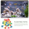 NOLITOY Set of Fake Tropical Fish Floating and Swimming Artificial Fish Colorful Plastic Aquarium Aquarium Accessories 25-Piece Figures, Ornaments,