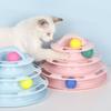 4 Levels Turnable Cats Toys Kitten Tower Tracks Tumbler Ball Intelligence Training Interactive Game Pet Products Cat Accessories