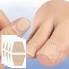 40pcs Toenail Repair Patches Ingrown Nails & Discoloration, Restore Damaged Thick Nails Geometric Pattern Nail Care Stickers for Toe Protection