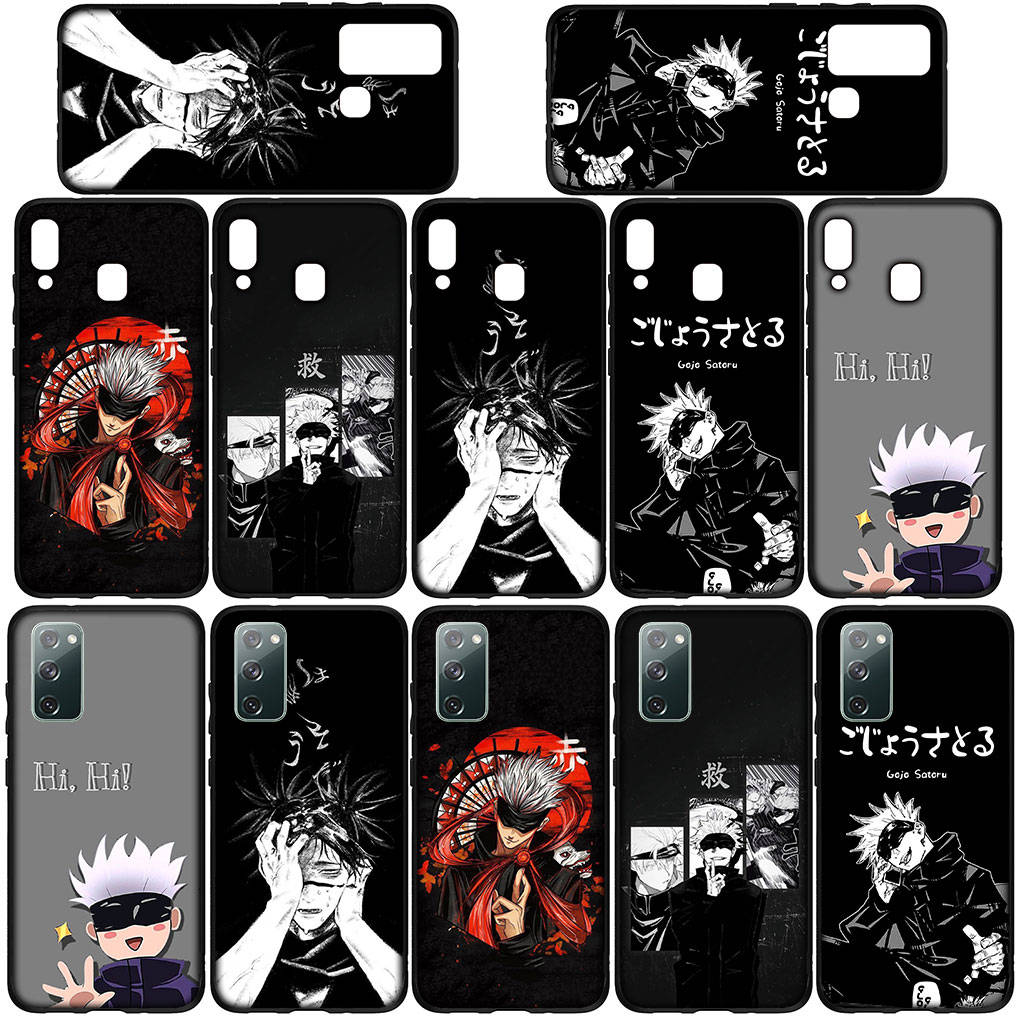 Phone Case for Samsung Galaxy S25 S24 S23 iPhone 16 15 Xiaomi Redmi Note 14 13 12 16E X 11 Pro Max OPPO Moto Huawei Jujutsu Kaisen Gojo Satoru Cover
