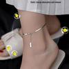 Chic Women's Ankle Bracelet - Cold Style, Exquisite Foot Blade Design, Simple & Elegant Fashion Jewelry.