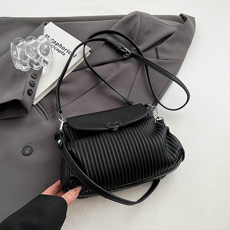 

Сумка-подмышка для женщин, плиссированная сумка высокого качества Sense, текстурированная, маленькая, женская, повседневная, из мягкой кожи