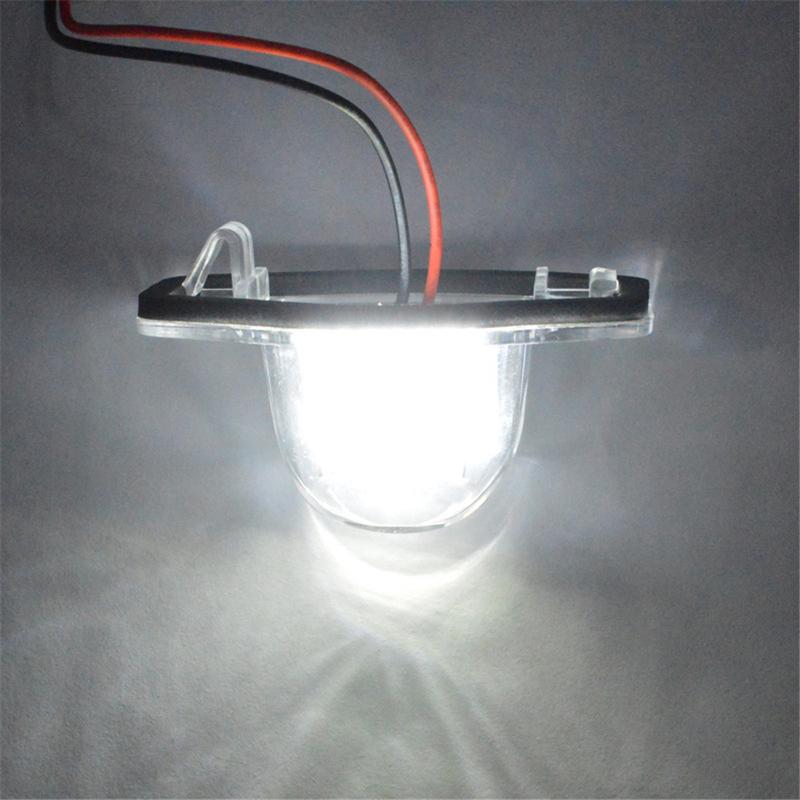Error Free LED Car Number License Plate for Honda Crv Fit Jazz Crosstour Odyssey Stream Freed  Ight HRV FRV