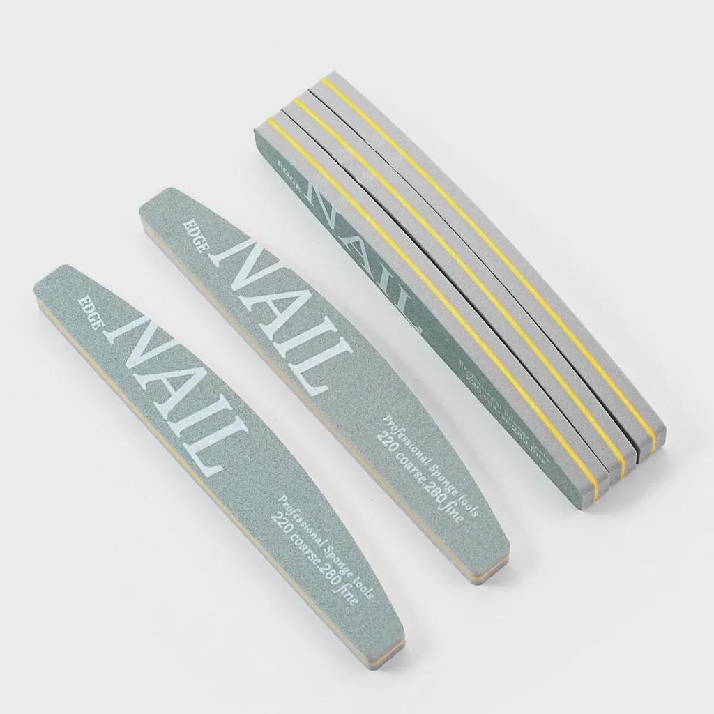 Professional Manicure Nail File and Buffing Set: Sponge, Scrub, and Sanding Strips for Polishing and Smoothing Nails