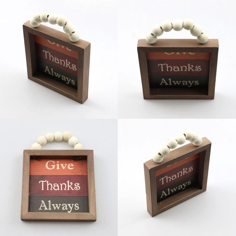 Fall Wood Front Door Hanging Sign Letter Wooden Plaque Fall Decor Autumn Plant Wood Wall Art Hanging for Farmhouse Home