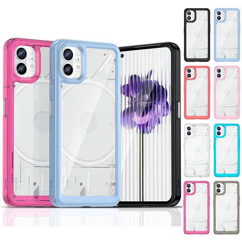 For Nothing Phone 1 Case Cover Nothing Phone 1 Capas Fundas Bumper Back Shockproof Clear Cover Nothing Phone 1 Transparent Case