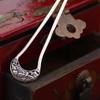Vintage  Thai  Peony Hanfu Hair Accessory U-Shaped Short Hairpin Classical Everyday Ethnic Style Jewelry For Women