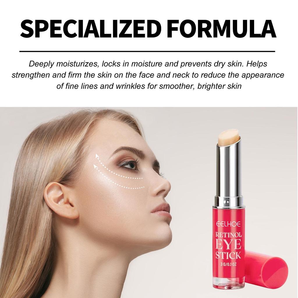 EELHOE Retinol Eye Cream Stick: Firms, Repairs, and Moisturizes for Rejuvenated Eye Area