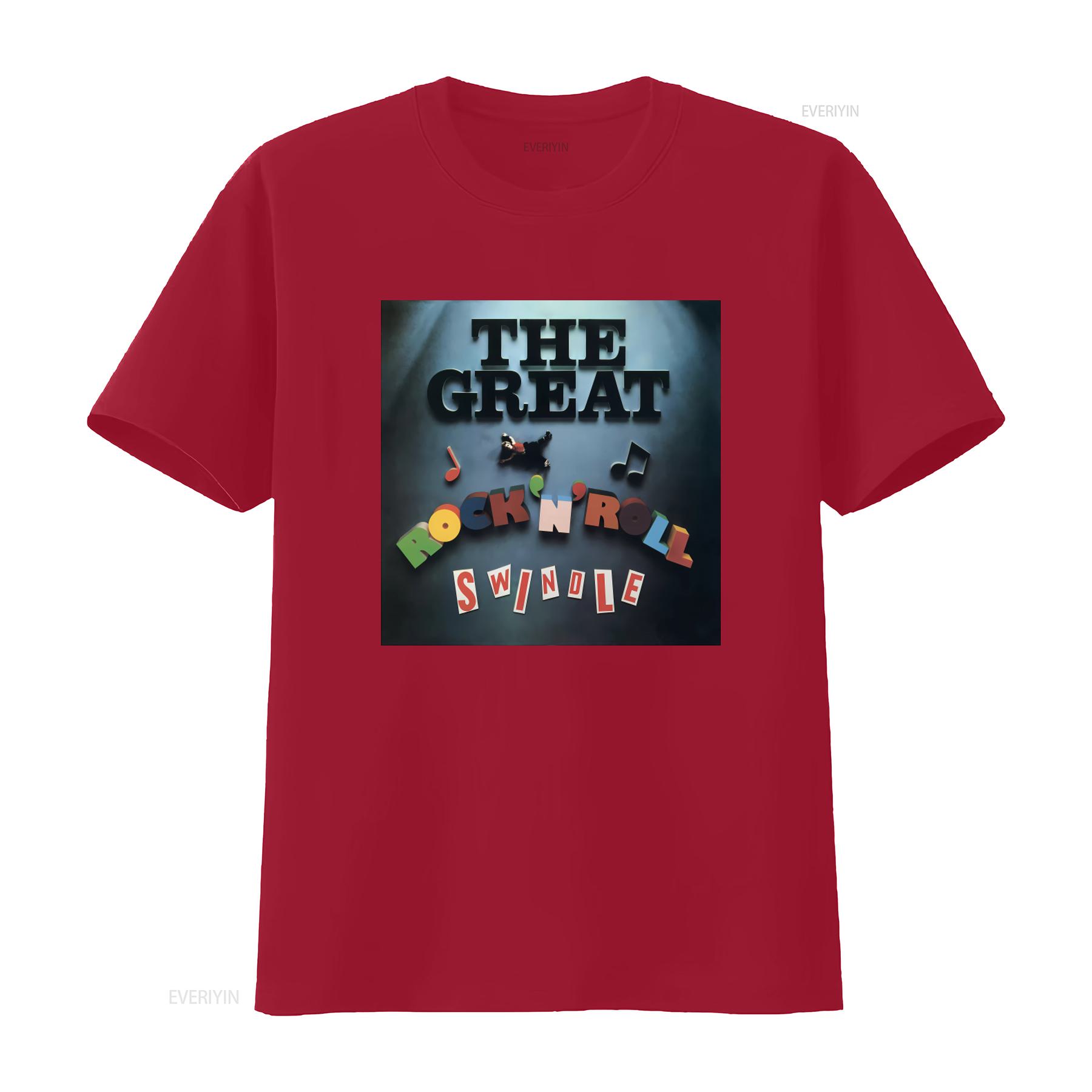 Sex Pistols The Great Rock N Roll Swindle Premium T Shirt Music Inspired Design vintage Washed Casual homme Versatile S