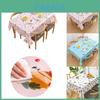 Charming Cartoon Tablecloth In Peva Material For A Waterproof And Oilproof Dining Experience