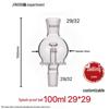 Adattatore a Sfera Antischizzi in Vetro Antideflagrante per Evaporatori Rotanti (100/250/500/1000ml)