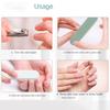 Mini Nail Polishing Strip Double-Sides Removing Traces Silver Ornament Petite Manicure Tool