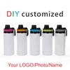 Customized Summer Bottle 600ML Personalize Print Your LOGO Photo Name Sublimation Sport Container Outdoor Biker Team Gifts