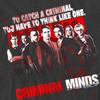 Criminal Minds Unisex Adult Think Like One T-Shirt
