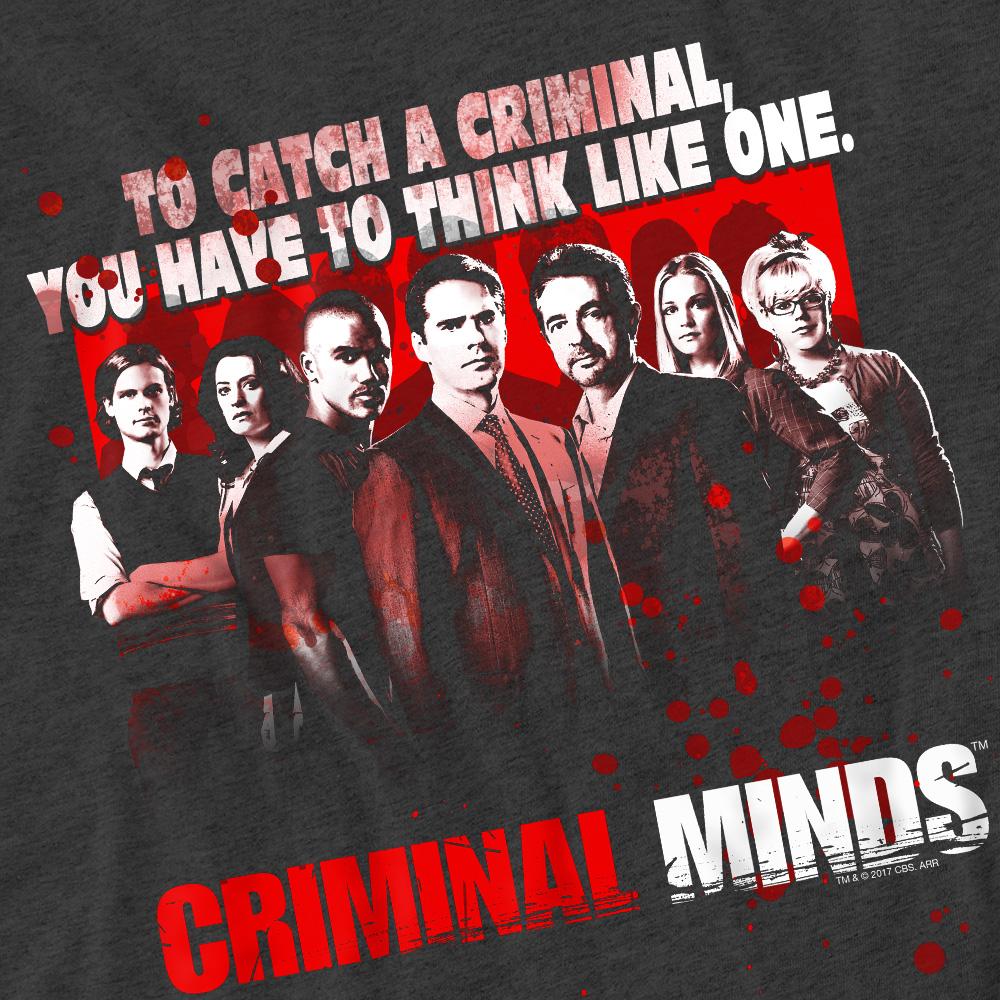 Criminal Minds Unisex Adult Think Like One T-Shirt
