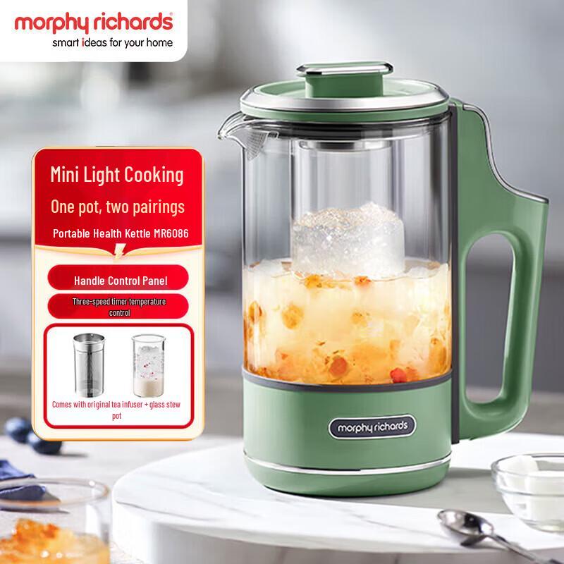 

Электрический чайник для здоровья Morphyrichards MR6086 с функцией тушения и ситечком для чая