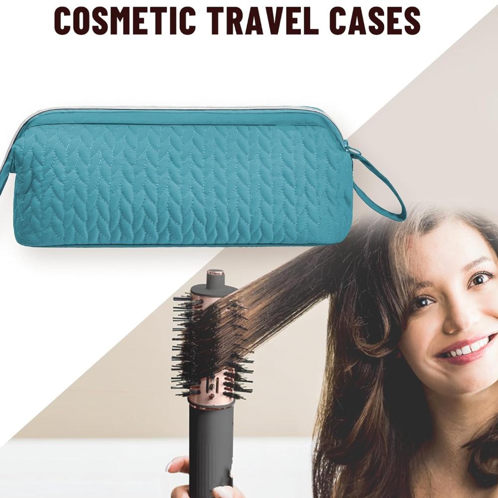 

Large Capacity Curling Iron Bag Sewing Thread Organizer Bag Curling Iron зелений