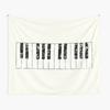 Piano Keys Tapestry Creative Musical Notes Tapesrties Decor Living Room Bedroom Wall Hangings Art Black and White Tapestry
