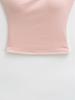 Women's Slim Fit High Elasticity Camisole - Spring/Summer Basic Layer, No Bra Needed, Beautiful Back Design.