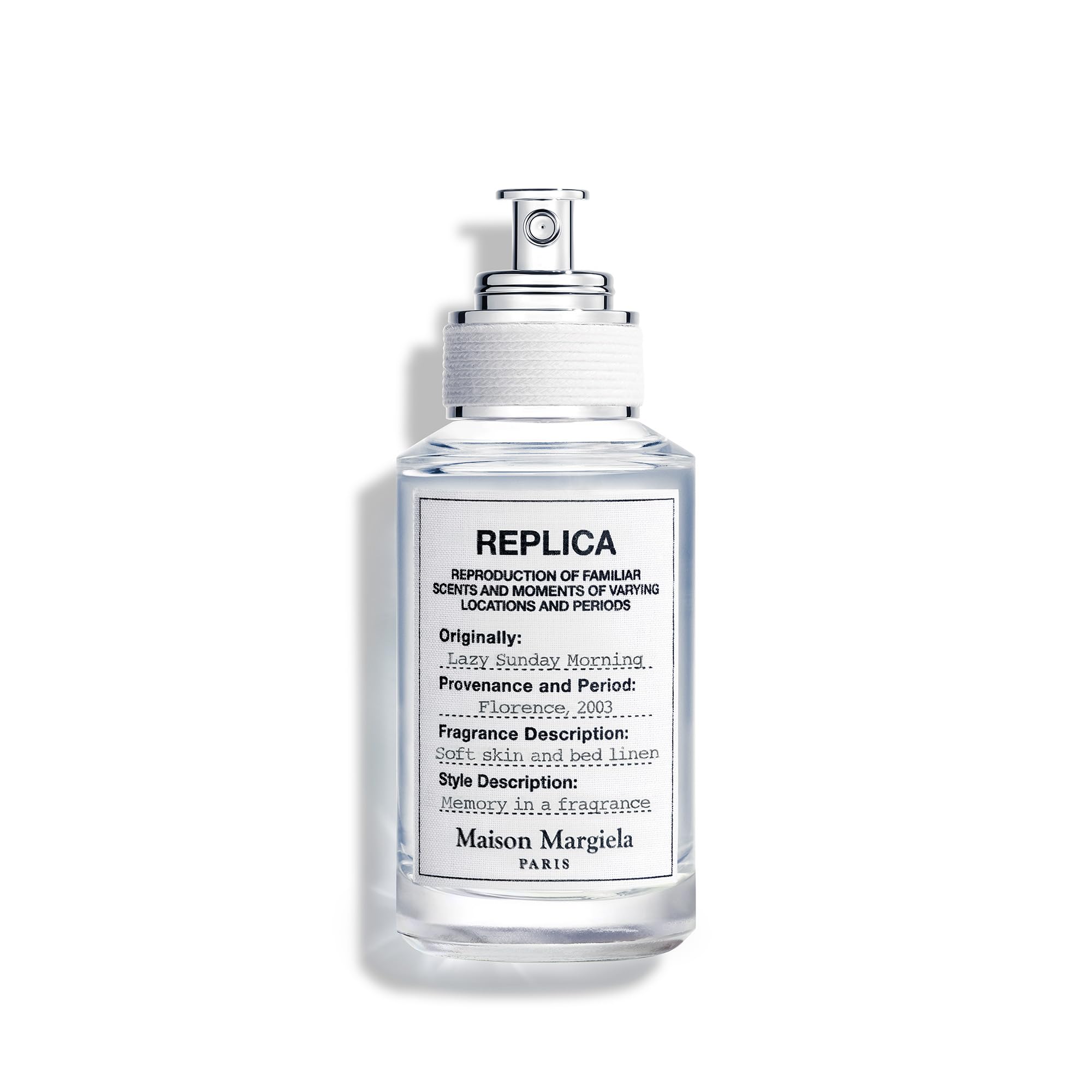 

Maison Margiela - Replica - Lazy Sunday Morning Eau de Toilette - Fresh & Floral Fragrance - With Lily of the Valley, Iris Accord & White Musks Accord 1 Ounce (Pack of 1)