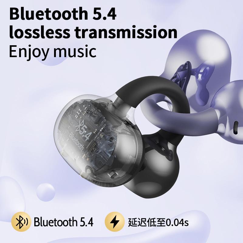 True Wireless Earclip Earphones Bluetooth Earphones Bone Conduction TWS Earbuds Sport Earbuds Game Headset Waterproof Headphones