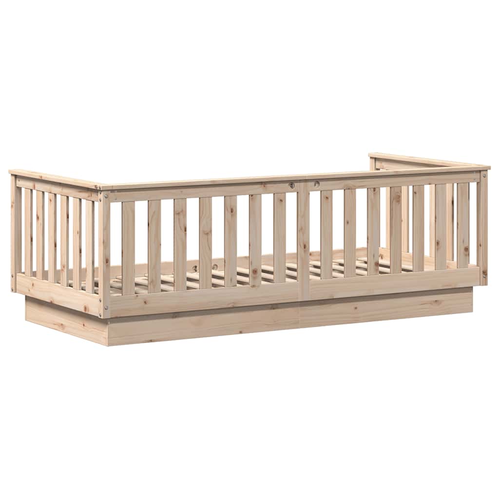 Daybed Without Mattress 90 X 200 Cm Solid Pine Wood